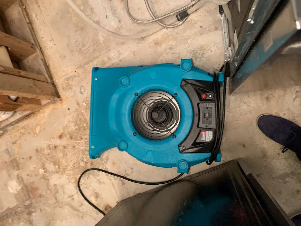 Air mover drying equipment for Mold Remediation & Removal in Wichita